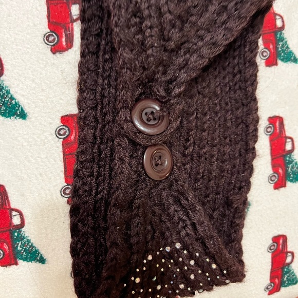 NWT brown headscarf or over ears wrap - Picture 2 of 3